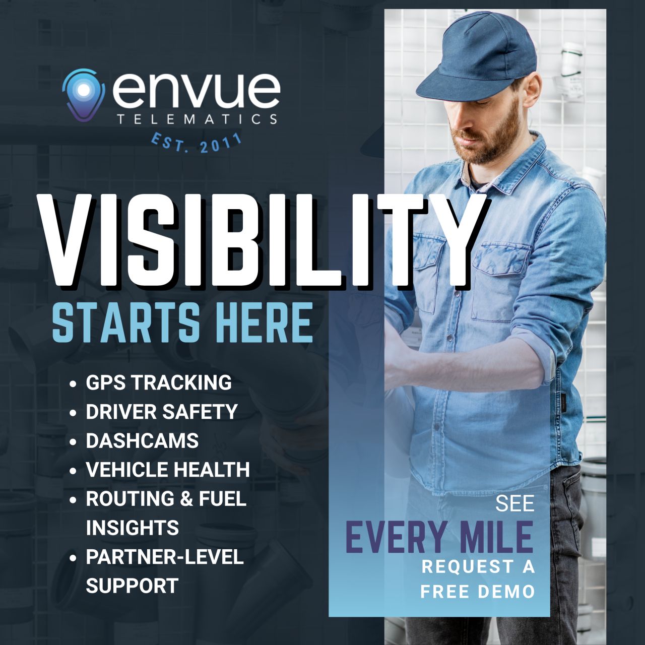EnVue Telematics ad