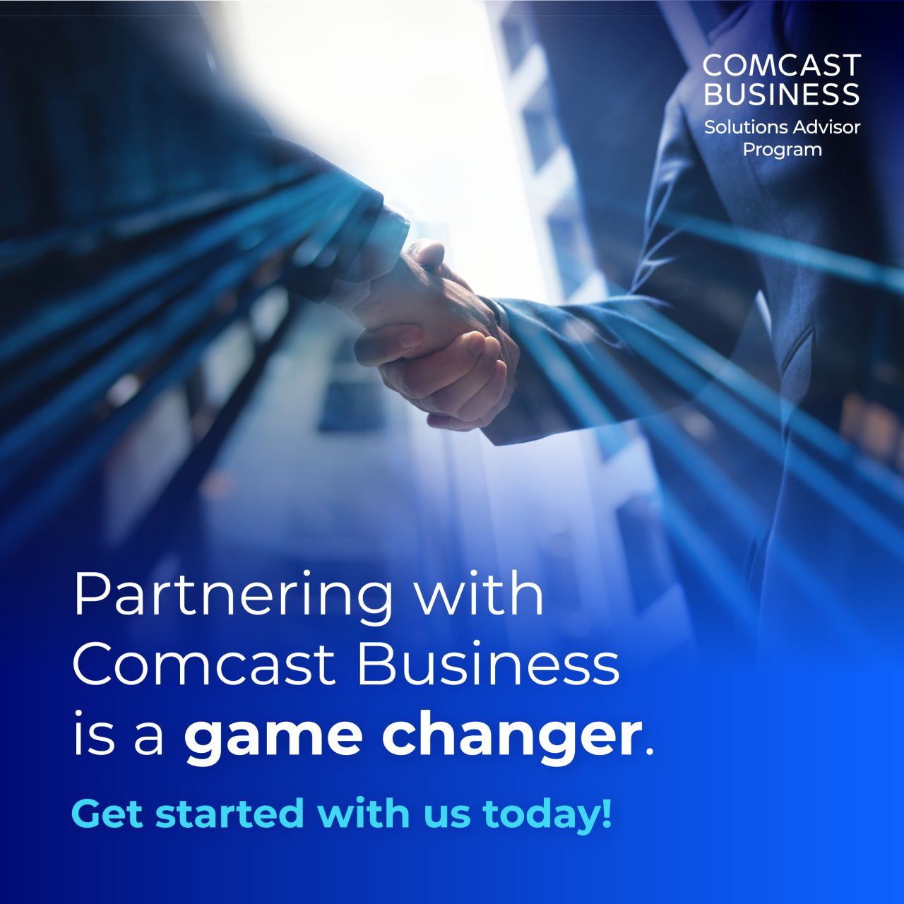 Comcast Business Solutions Advisor Program ad