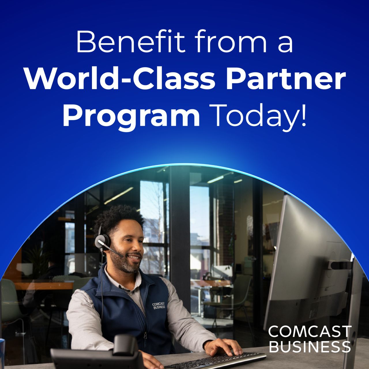 Comcast Business Solutions Advisor Program ad