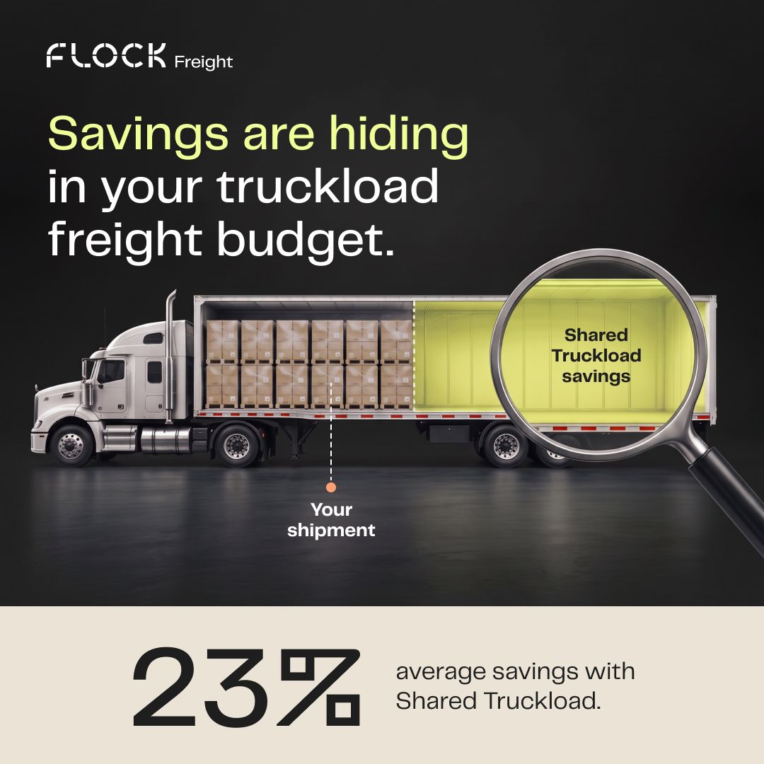 Flock Freight ad