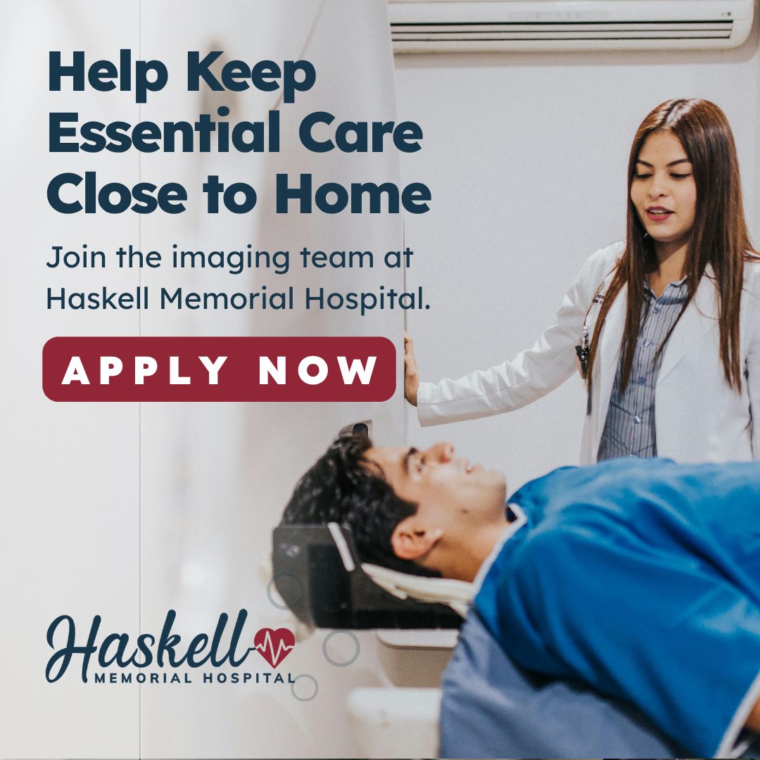 Haskell Memorial Hospital ad