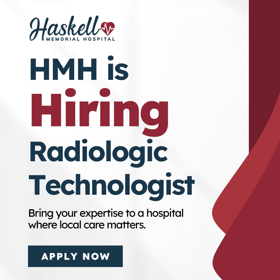 Haskell Memorial Hospital ad