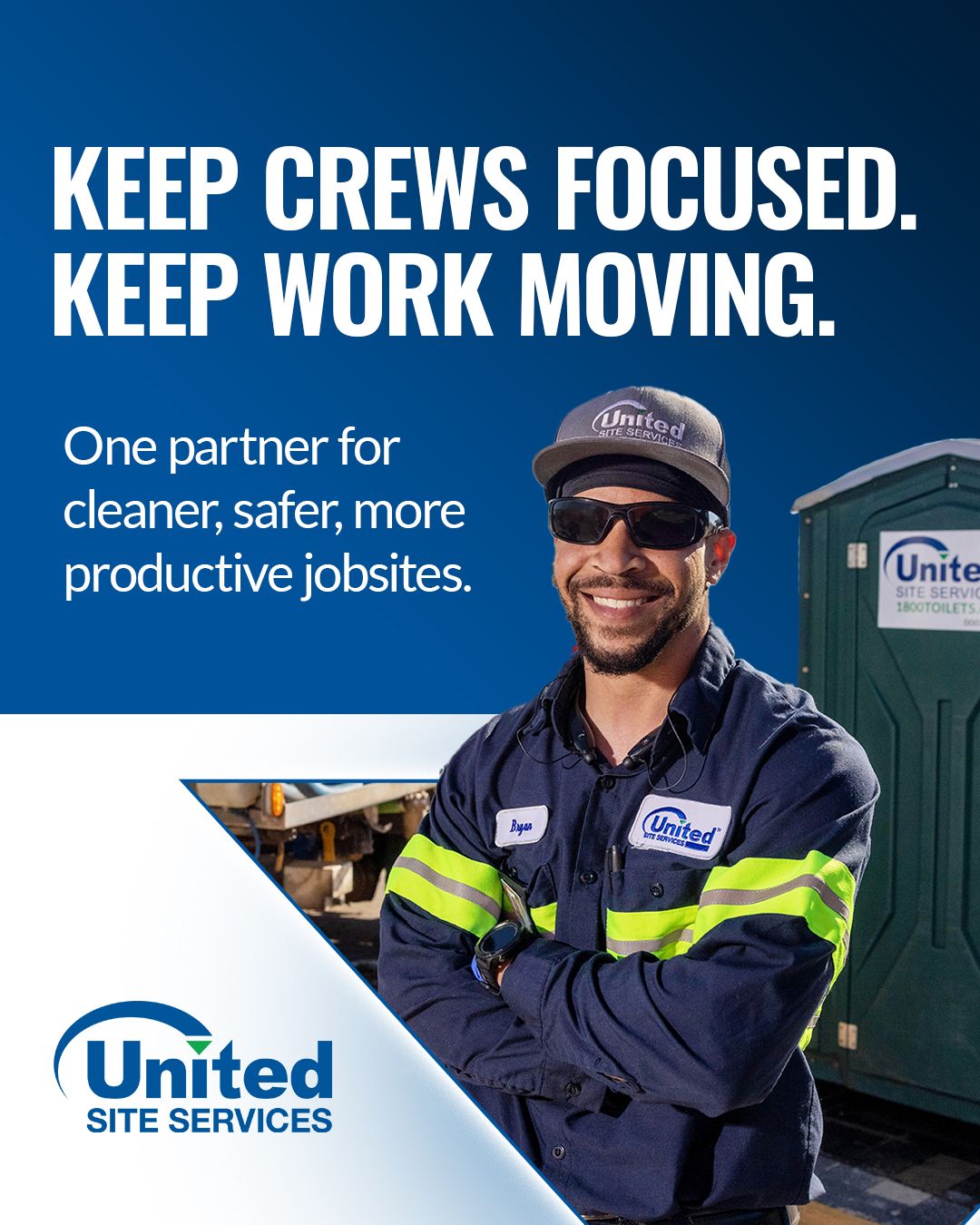 United Site Services ad