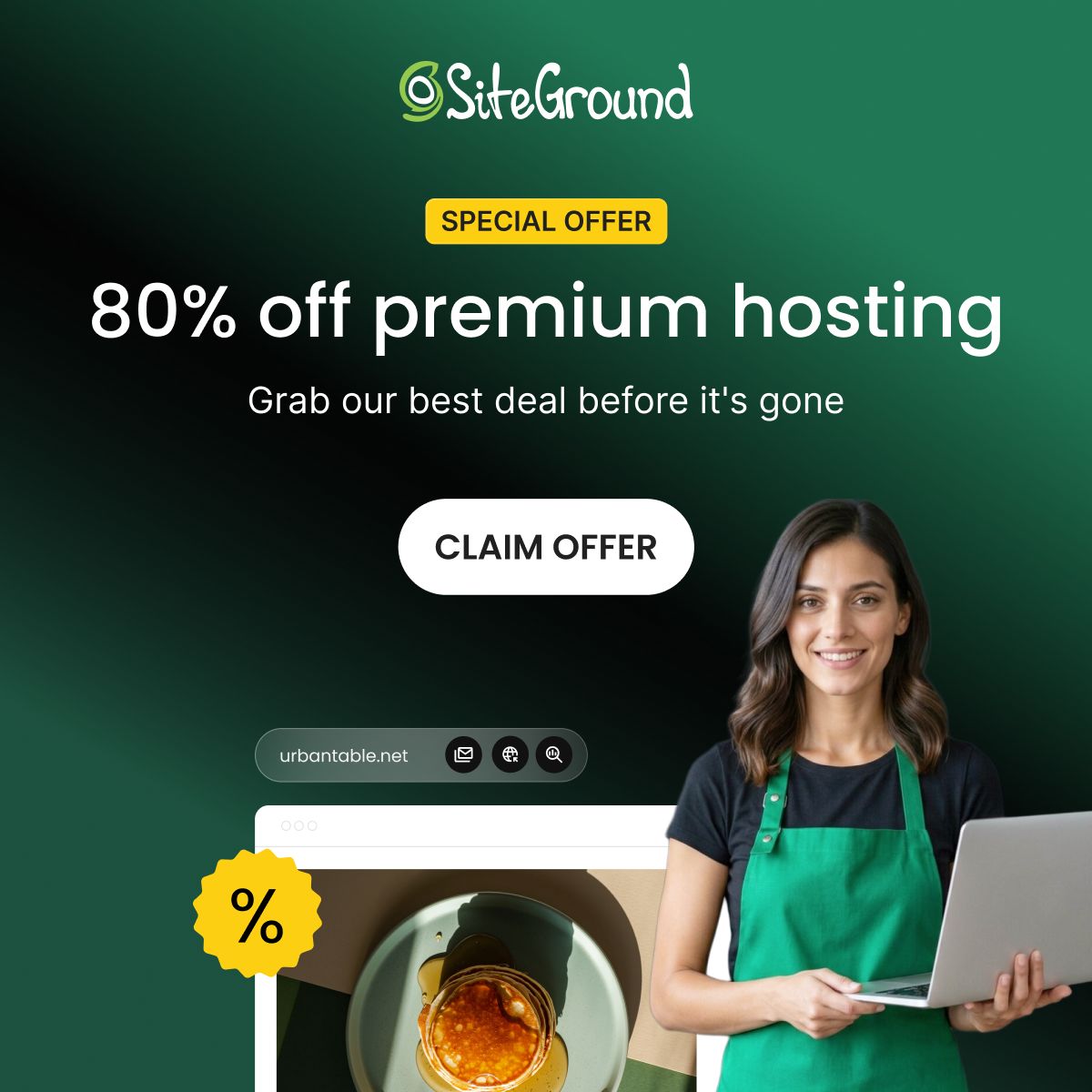 SiteGround ad