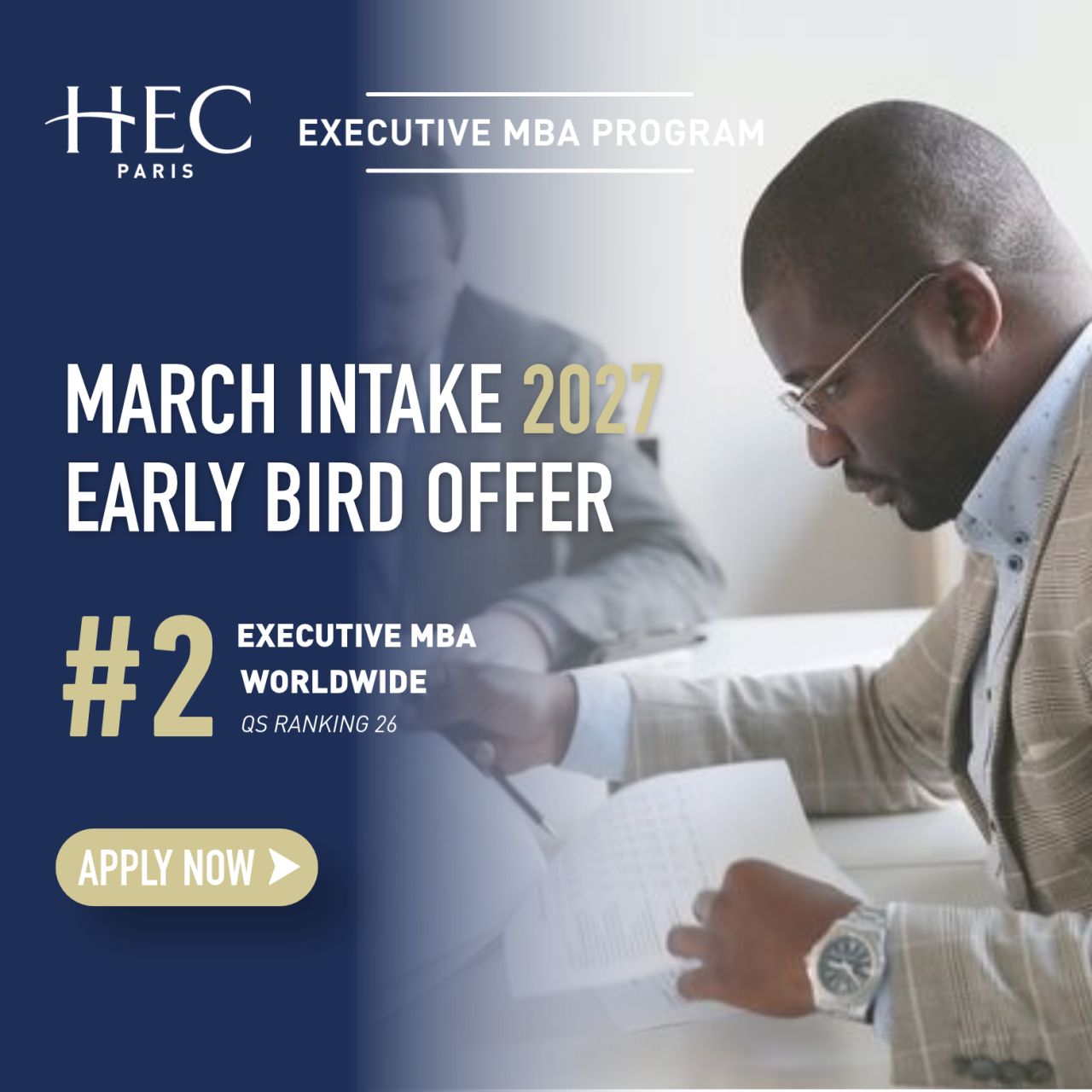 HEC Paris Executive MBA ad