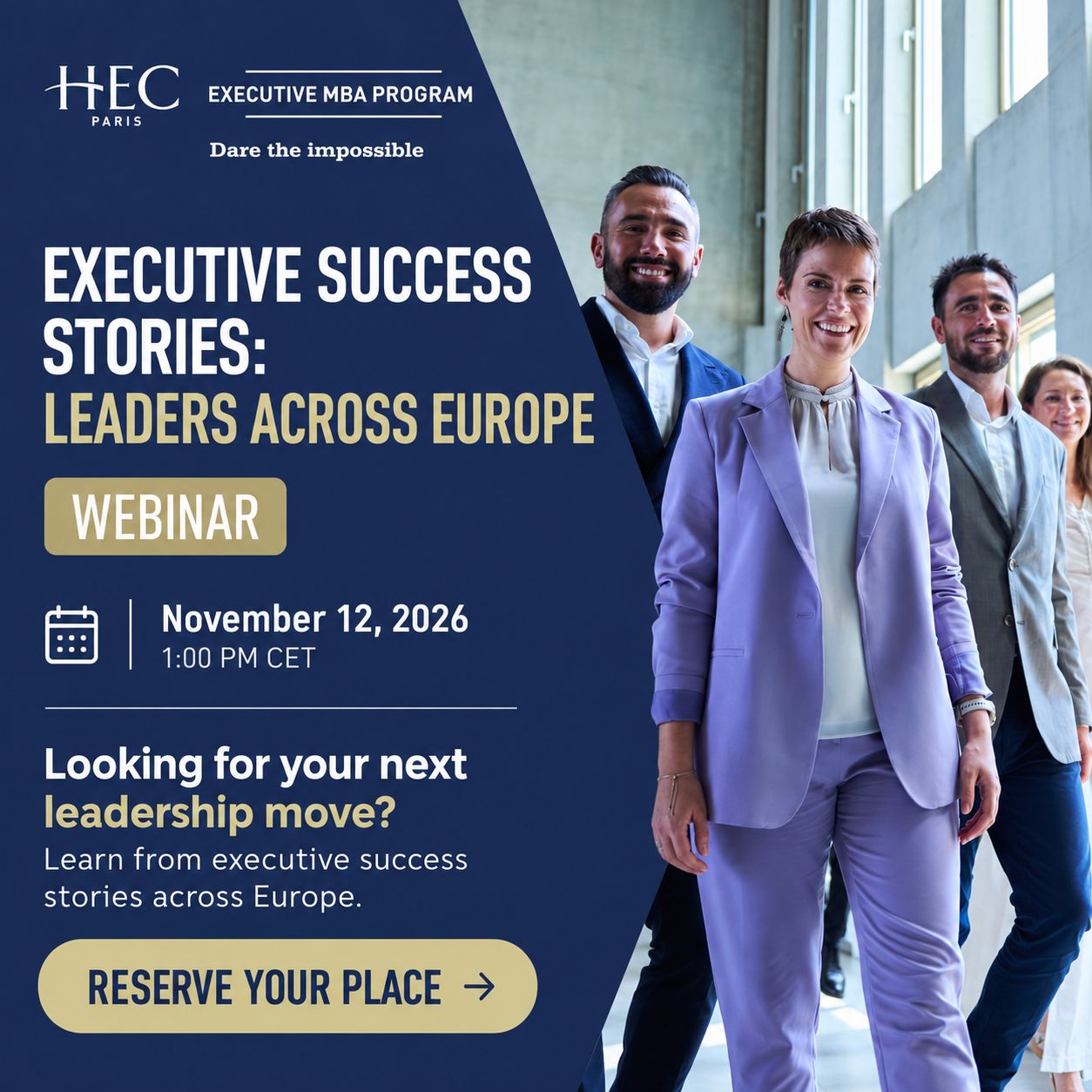 HEC Paris Executive MBA ad