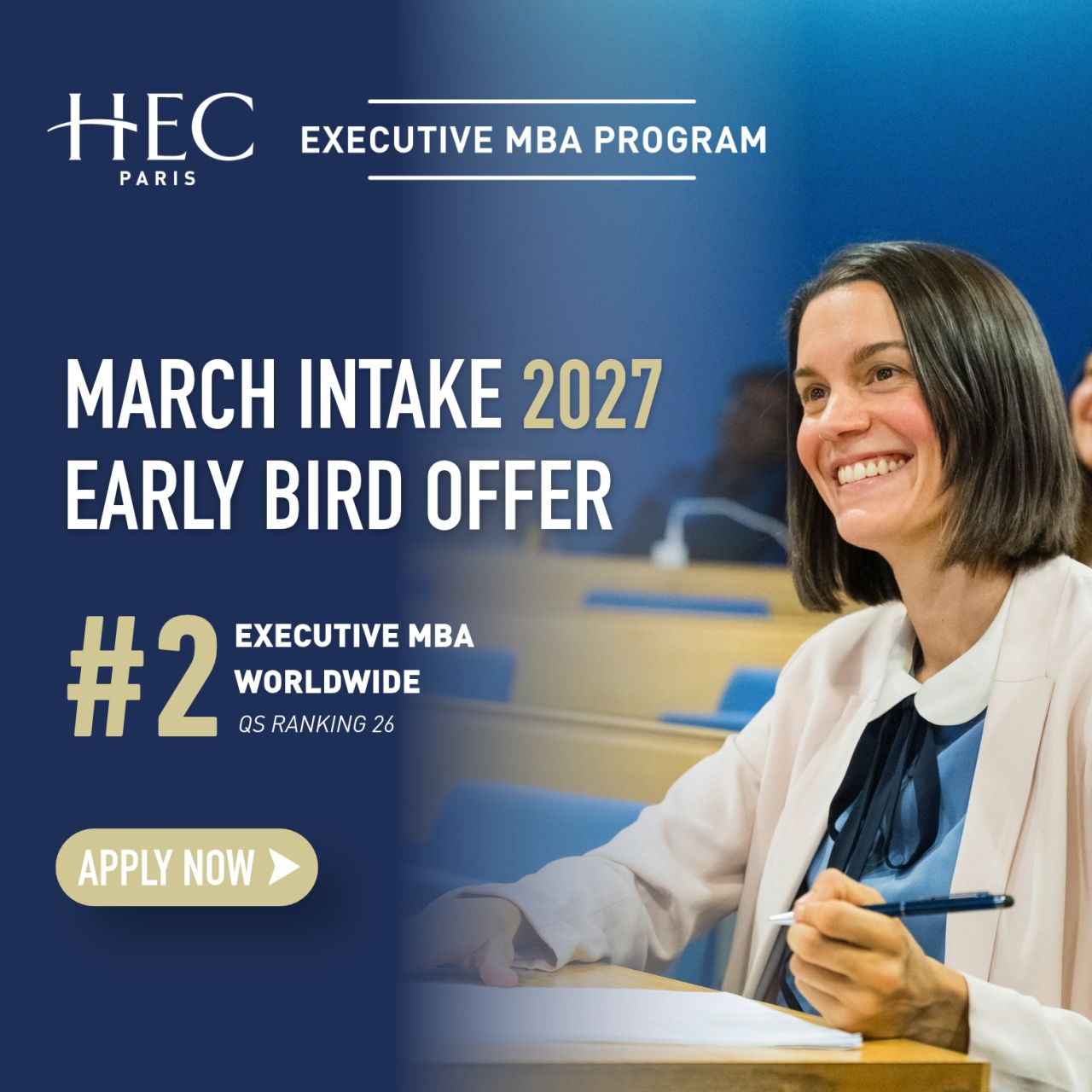 HEC Paris Executive MBA ad