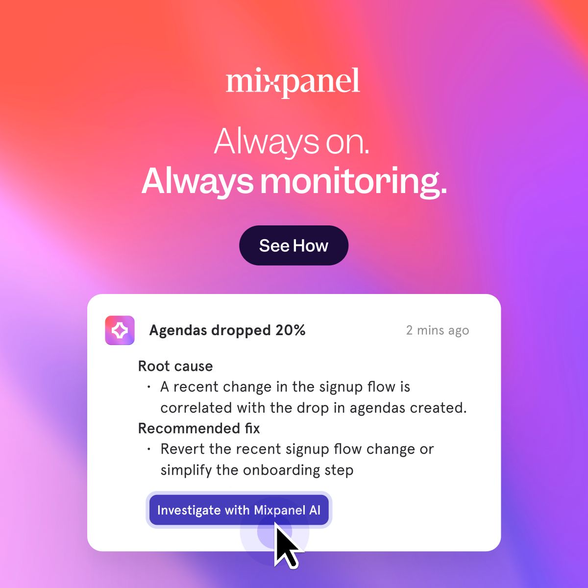Mixpanel ad