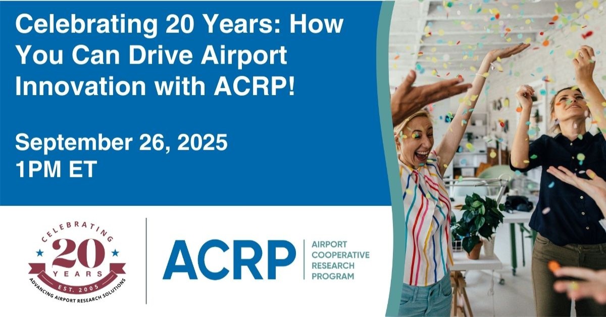 Airport Cooperative Research Program (ACRP) ad