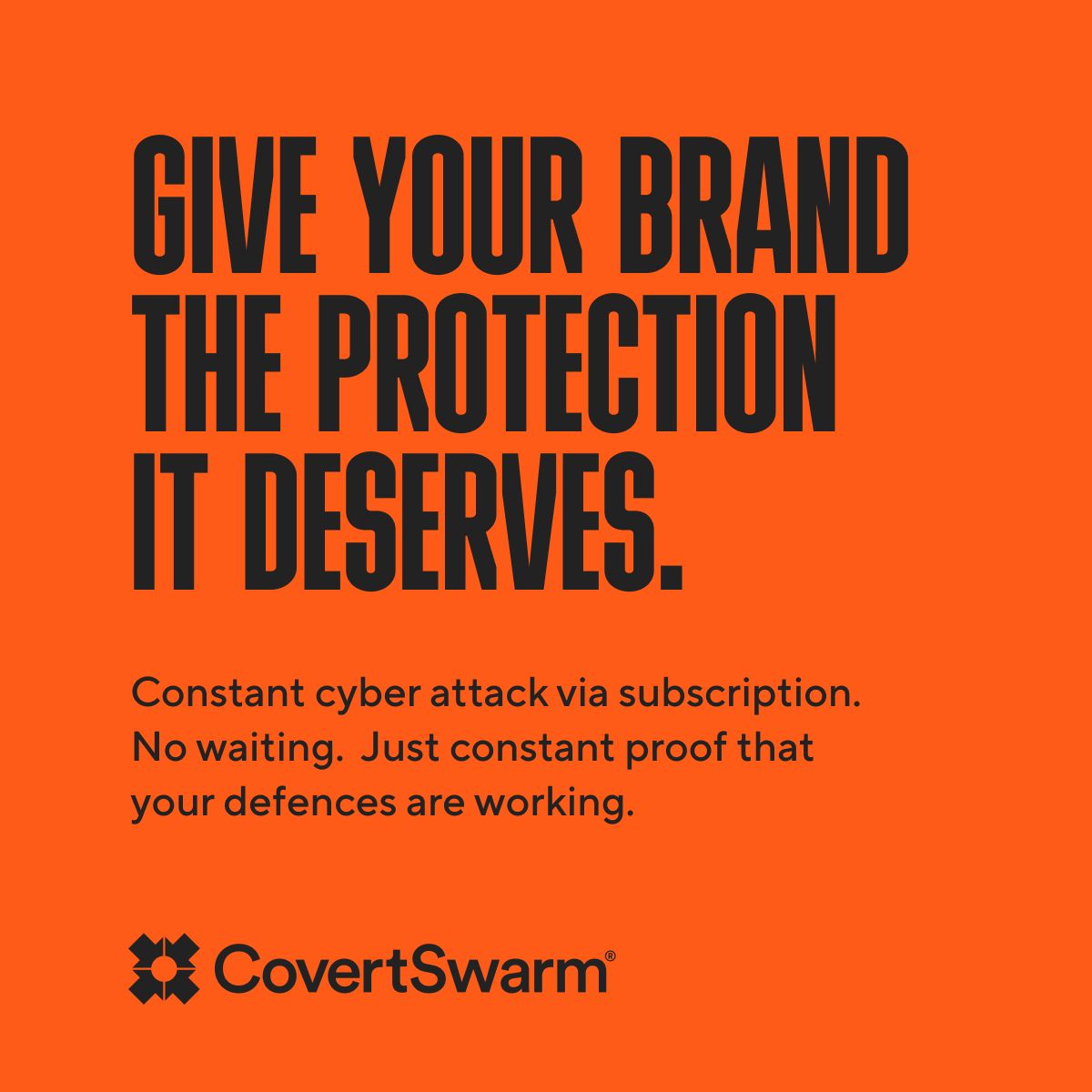 CovertSwarm ad