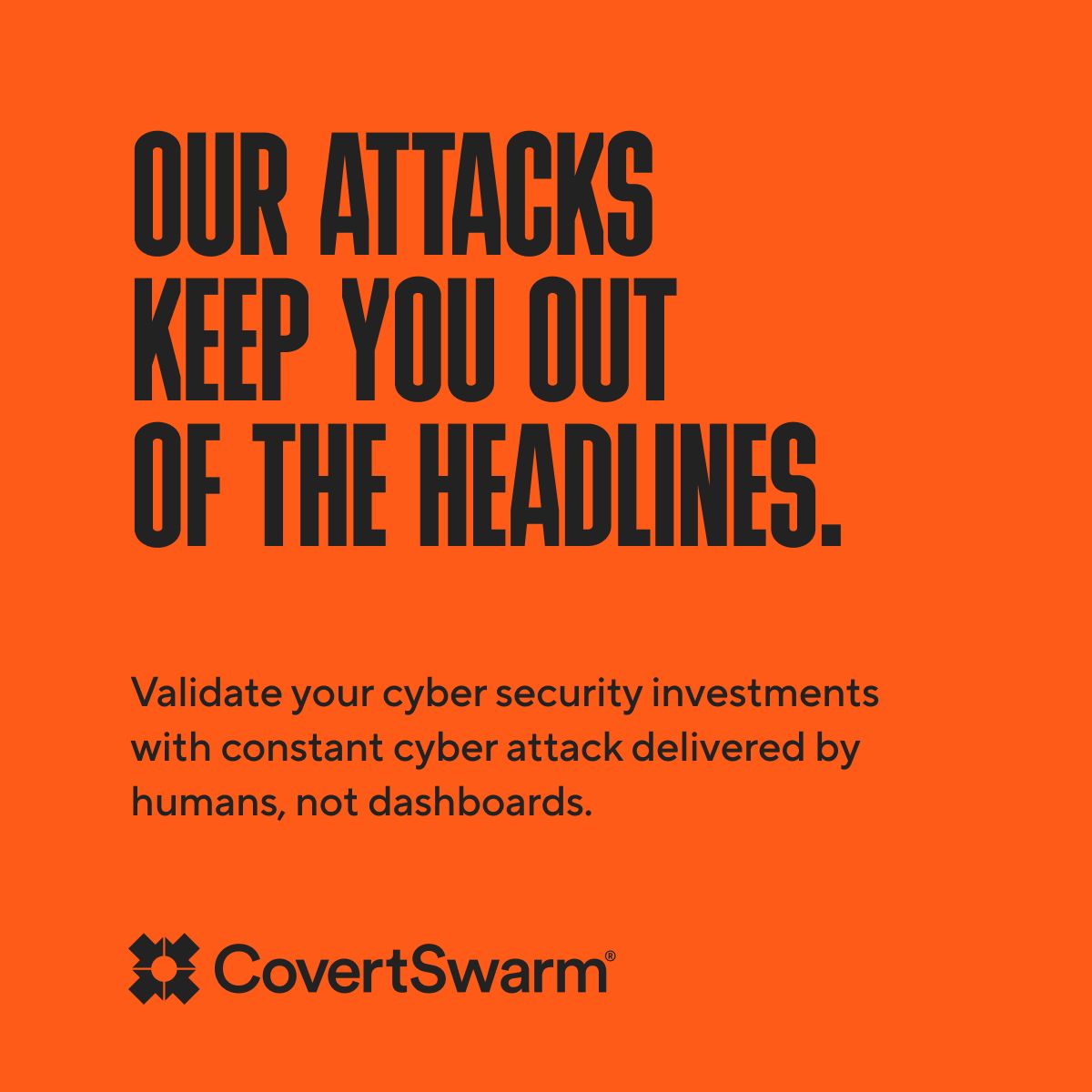 CovertSwarm ad