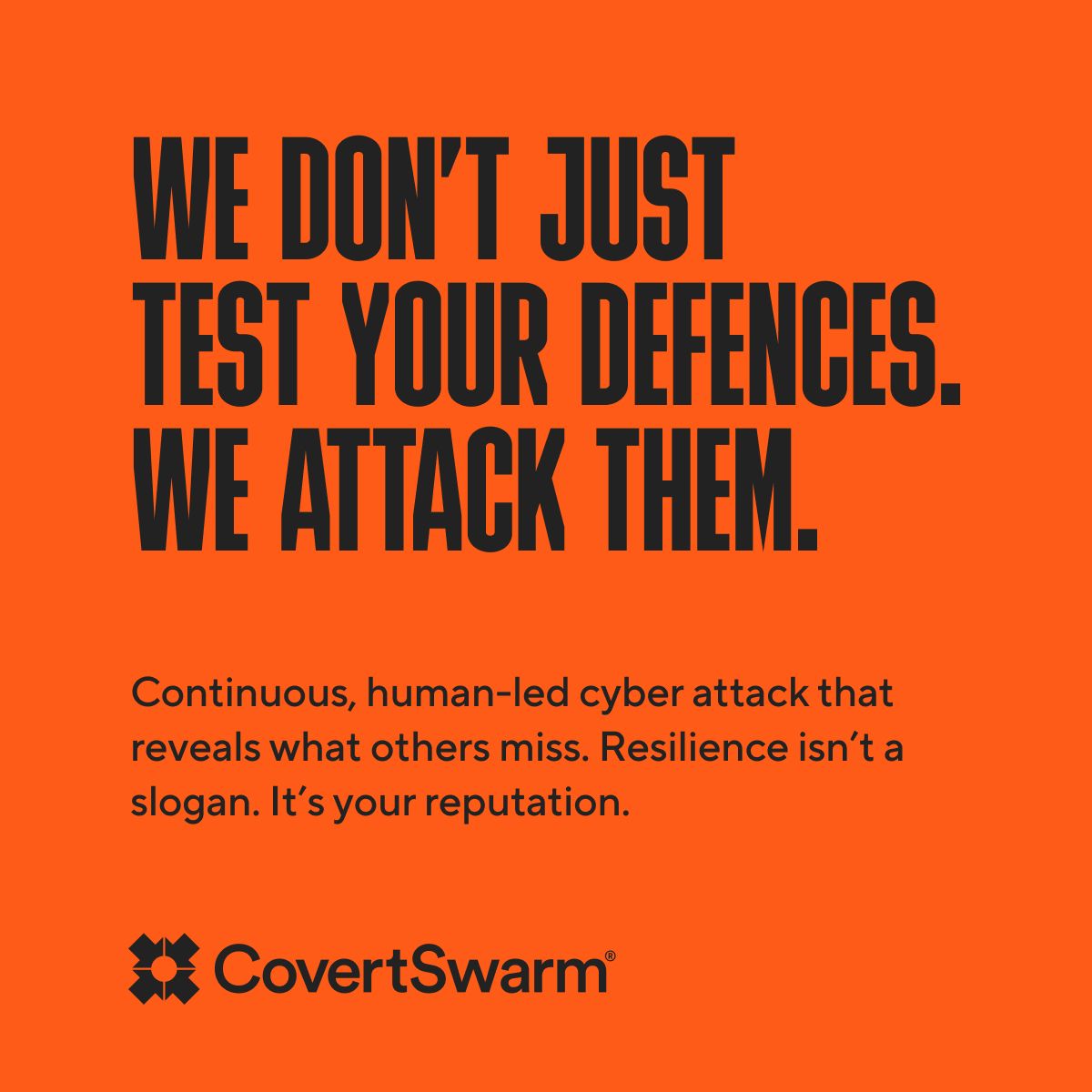 CovertSwarm ad