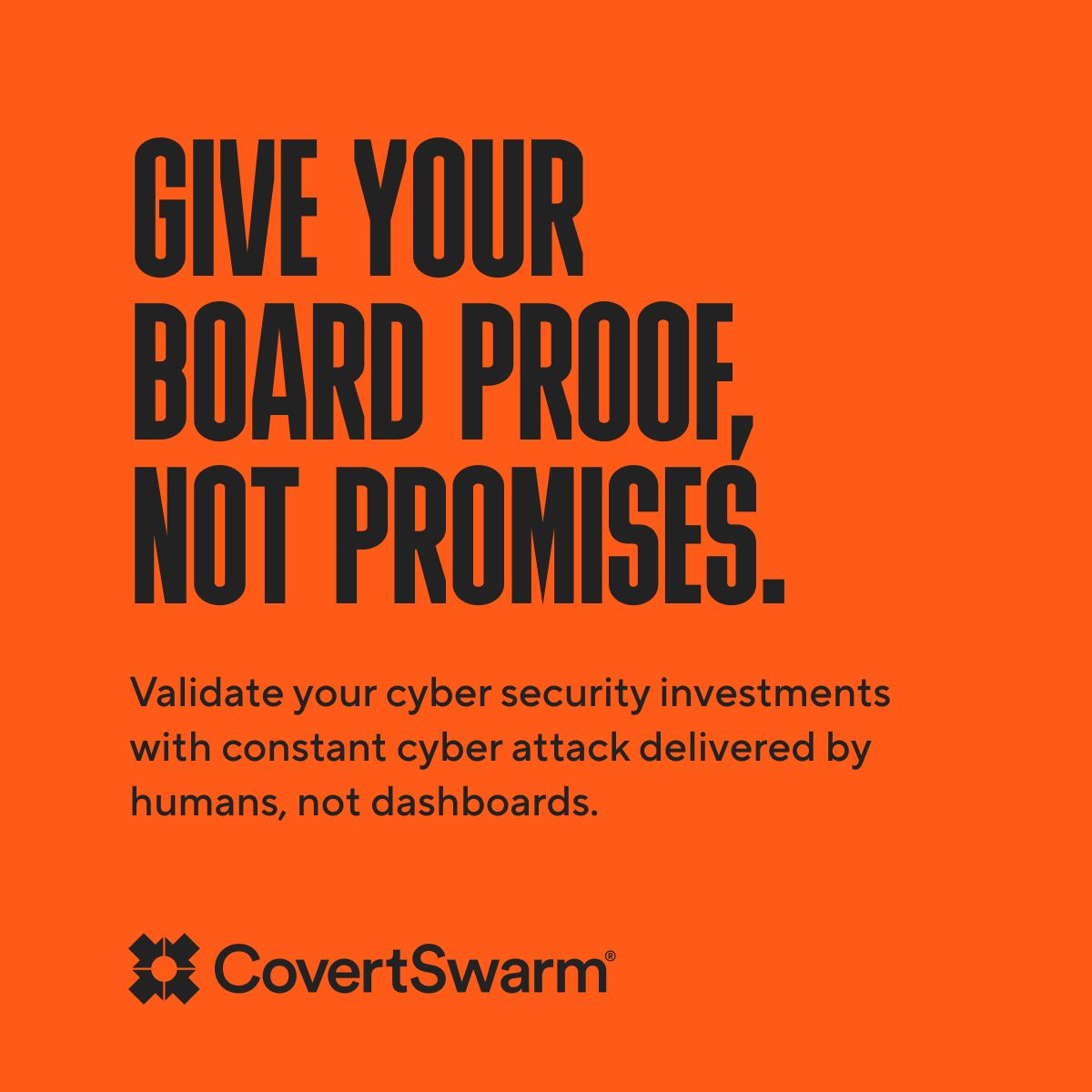 CovertSwarm ad