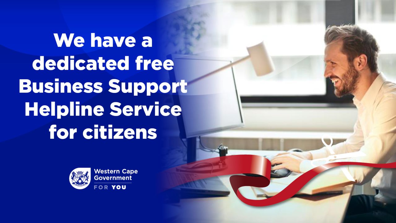 Western Cape Government ad