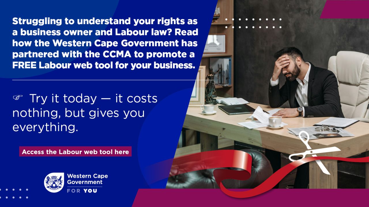 Western Cape Government ad