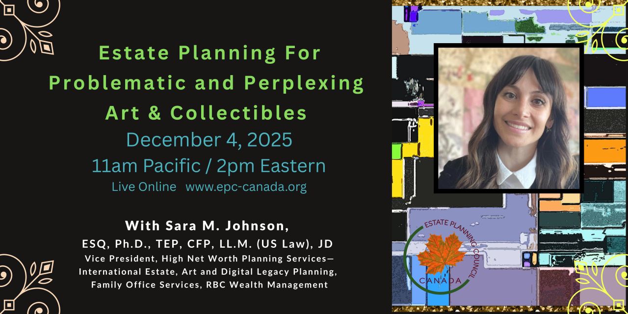 Estate Planning Council of Canada ad