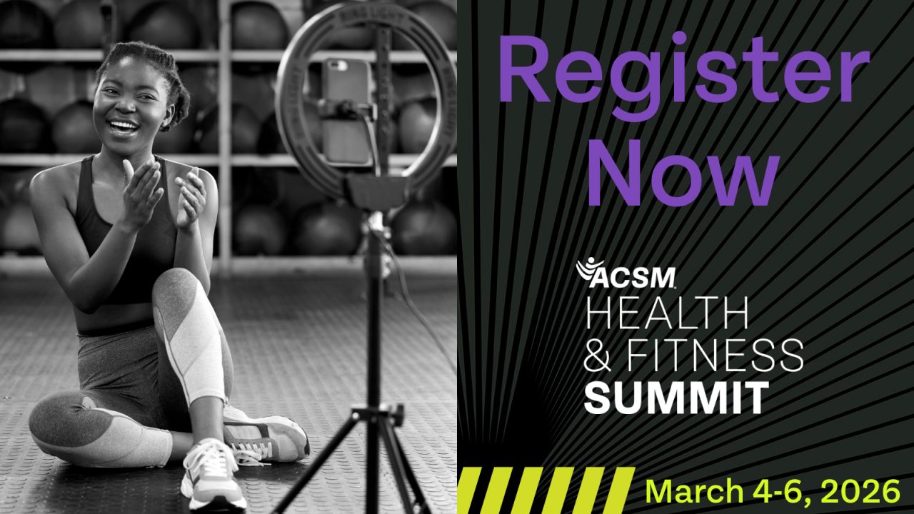 American College of Sports Medicine ad