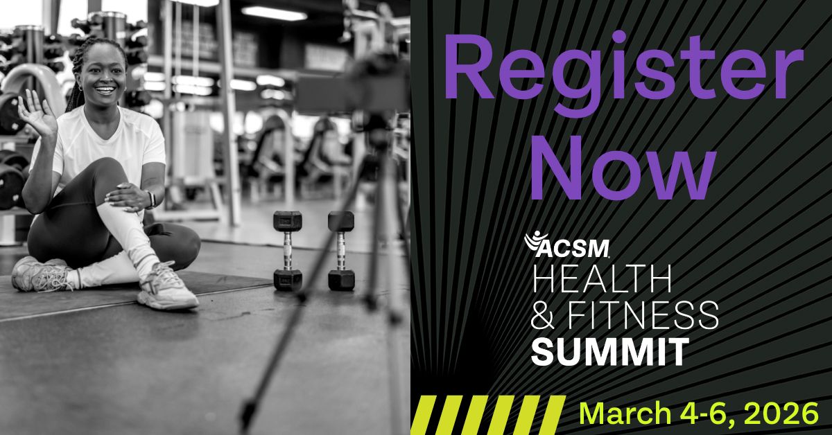 American College of Sports Medicine ad