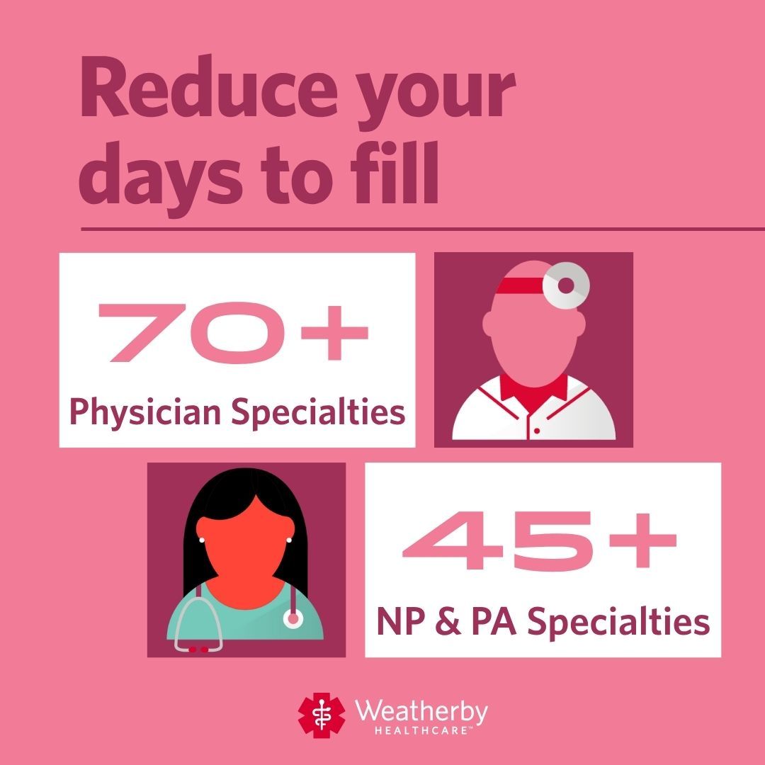 Weatherby Healthcare ad