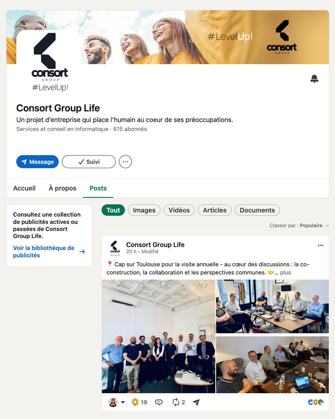 Consort Group ad