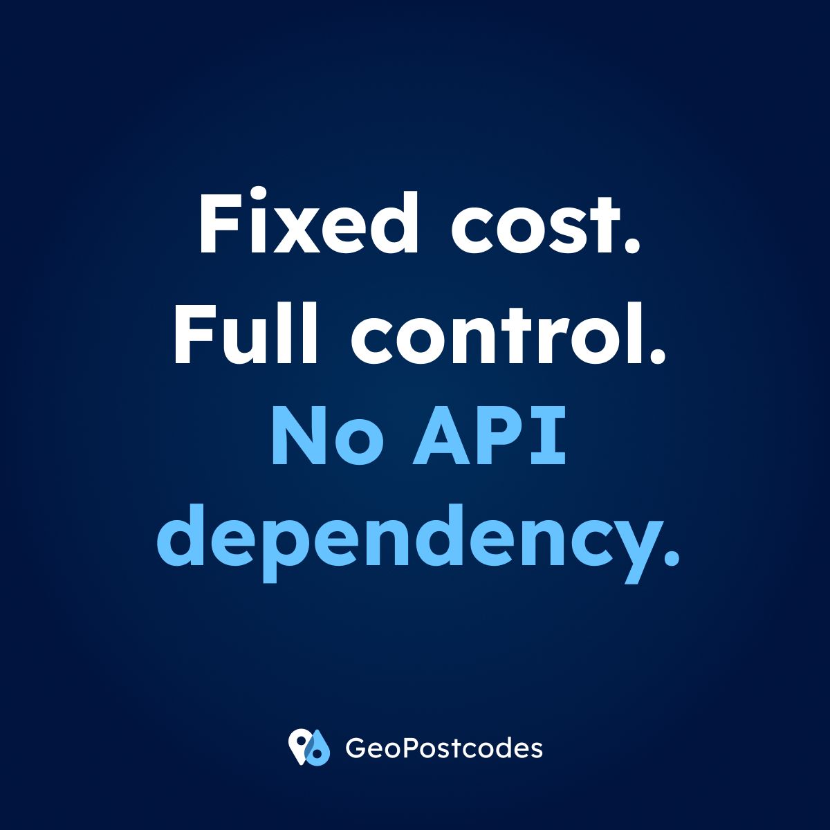 GeoPostcodes ad
