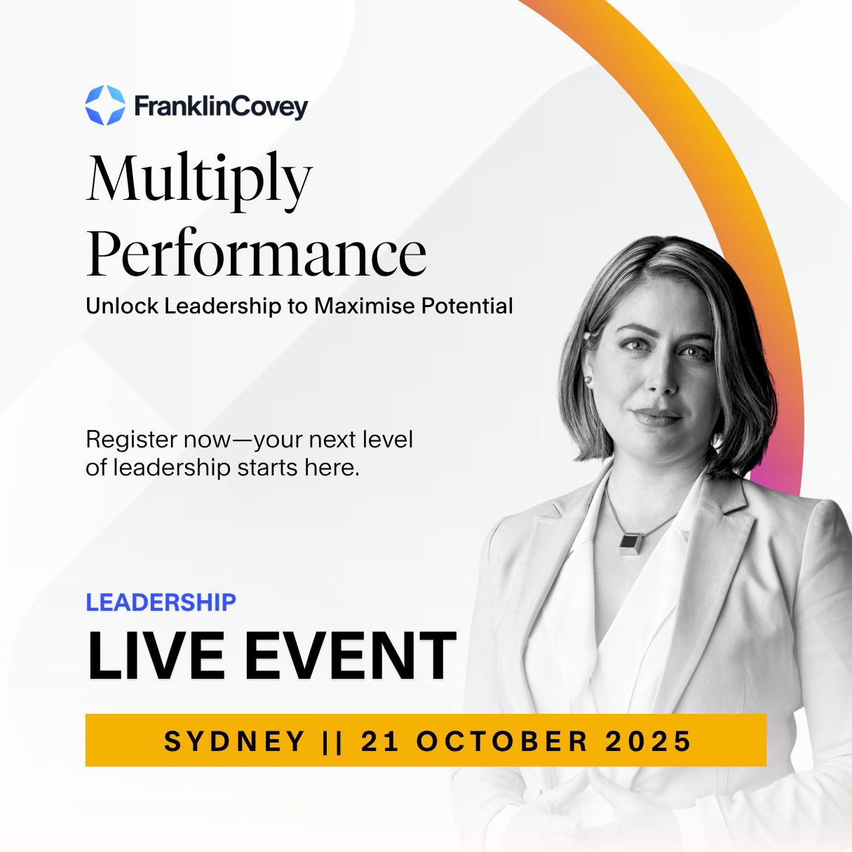FranklinCovey Australia & New Zealand ad