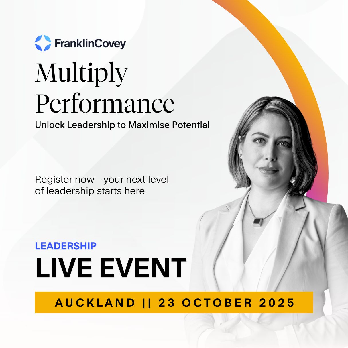 FranklinCovey Australia & New Zealand ad