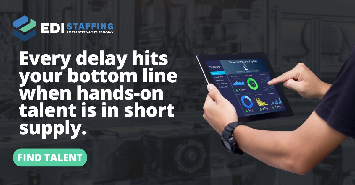 EDI Staffing, an EDI Specialists Company ad