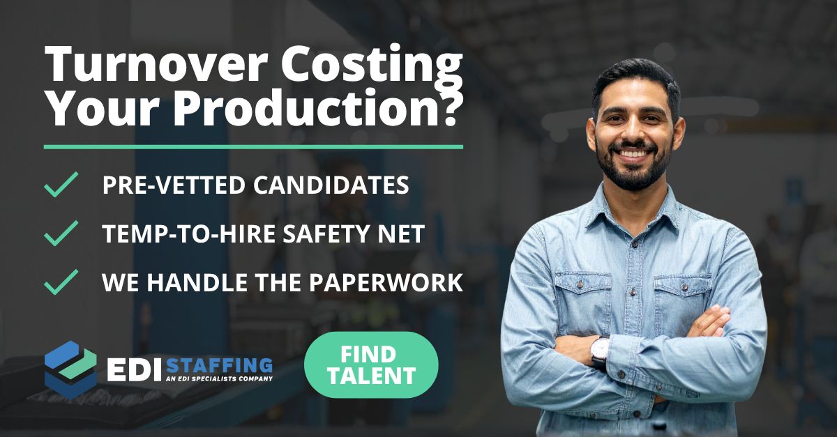 EDI Staffing, an EDI Specialists Company ad