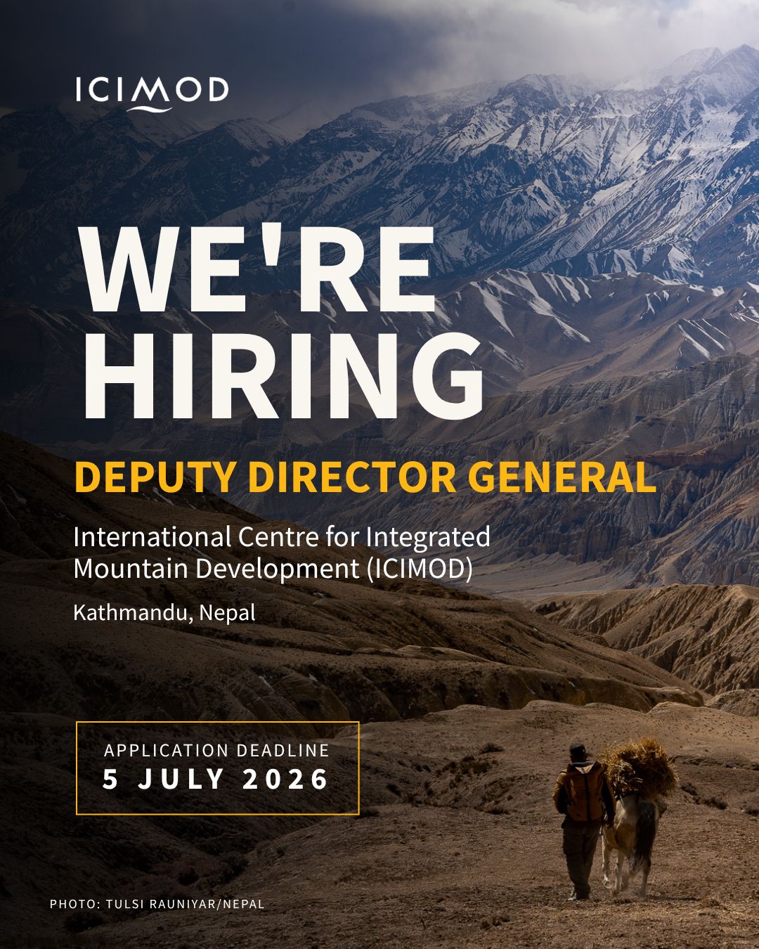 ICIMOD ad