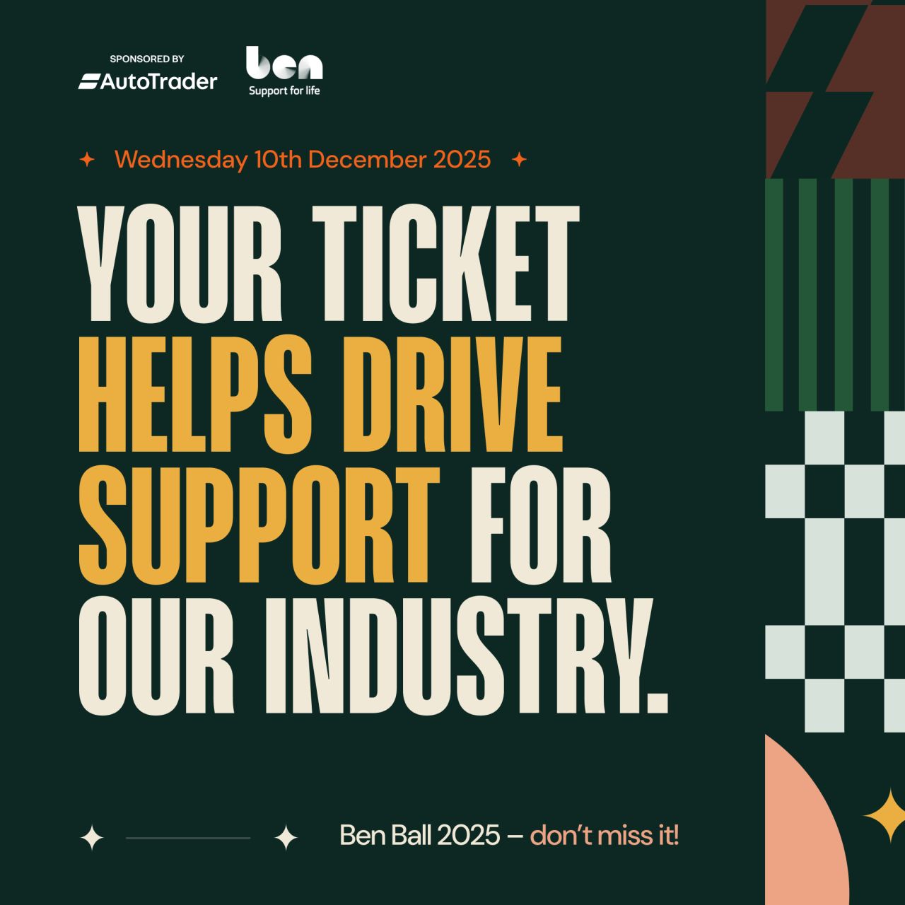 Ben Automotive Industry Charity ad