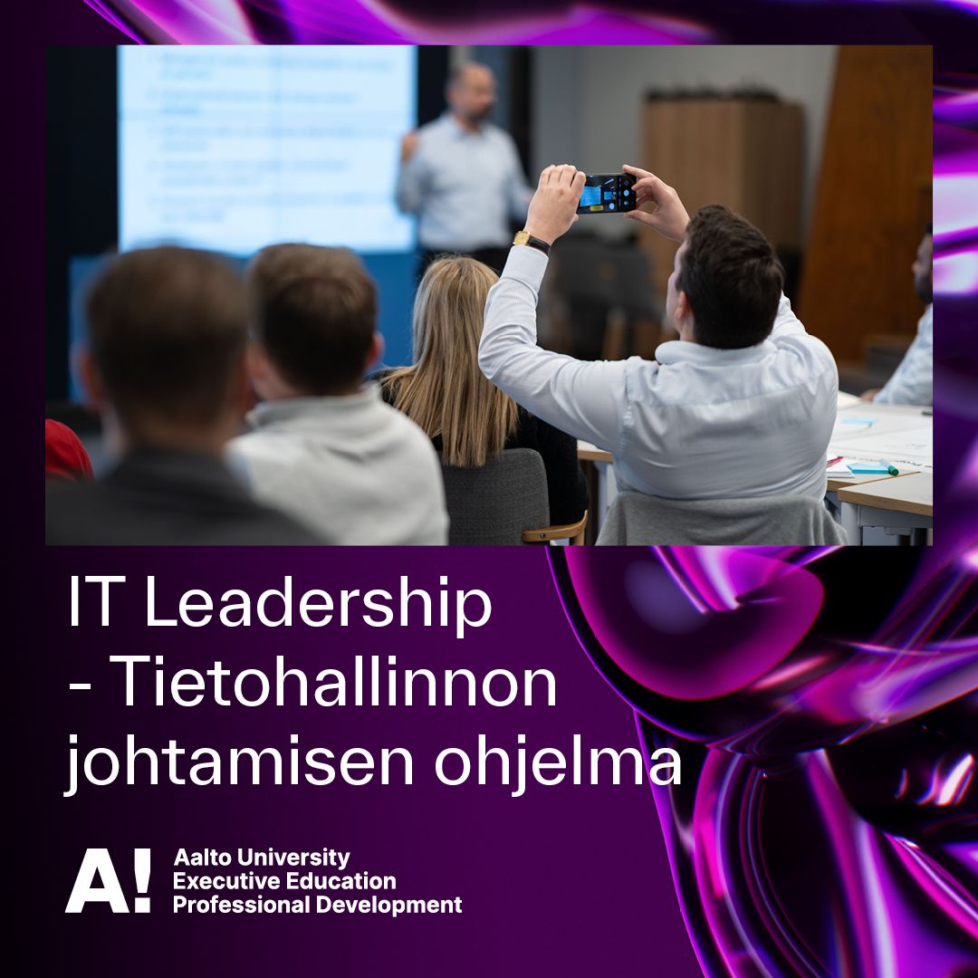 Aalto University Executive Education and Professional Development ad