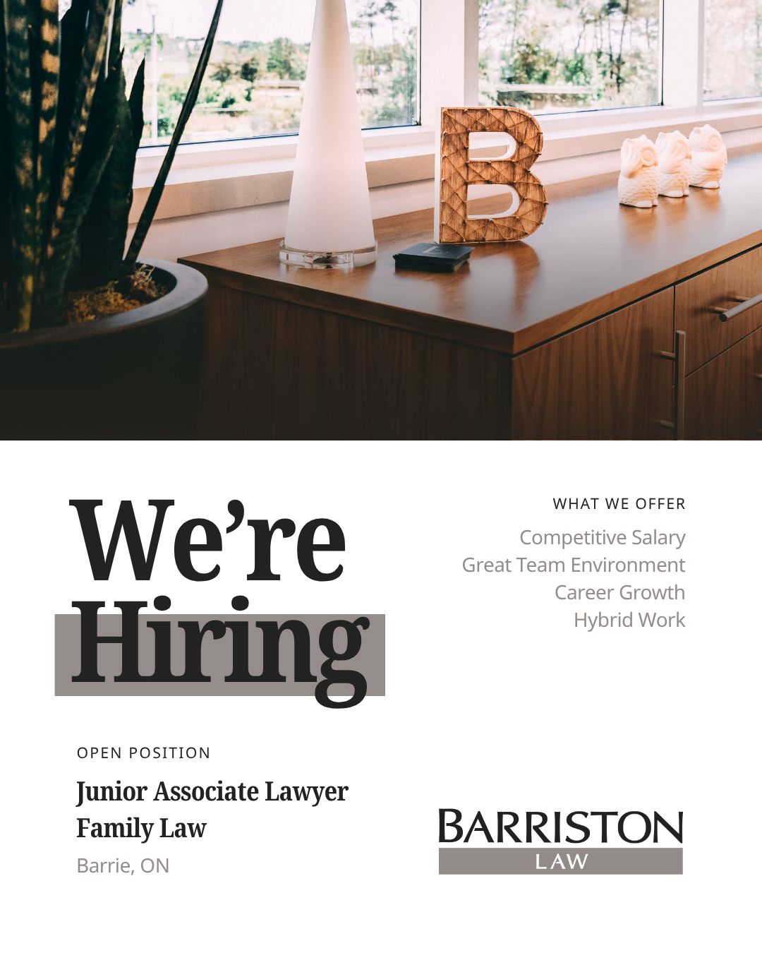 Barriston LLP ad