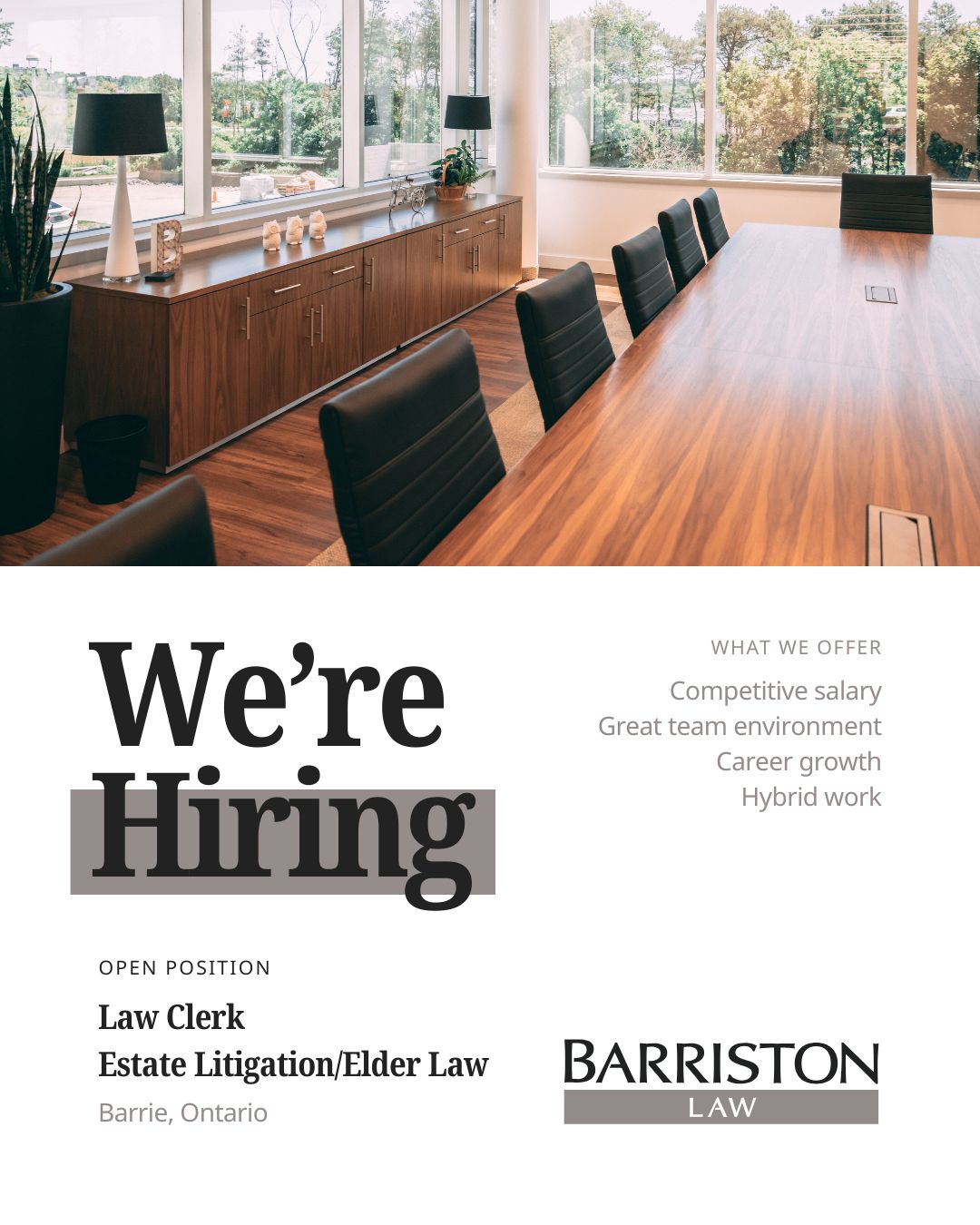 Barriston LLP ad