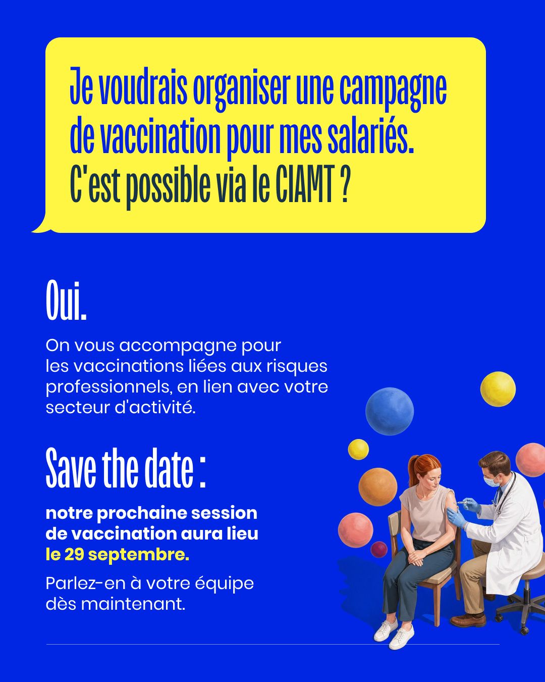 Ciamt, prendre soin de vous au travail ad