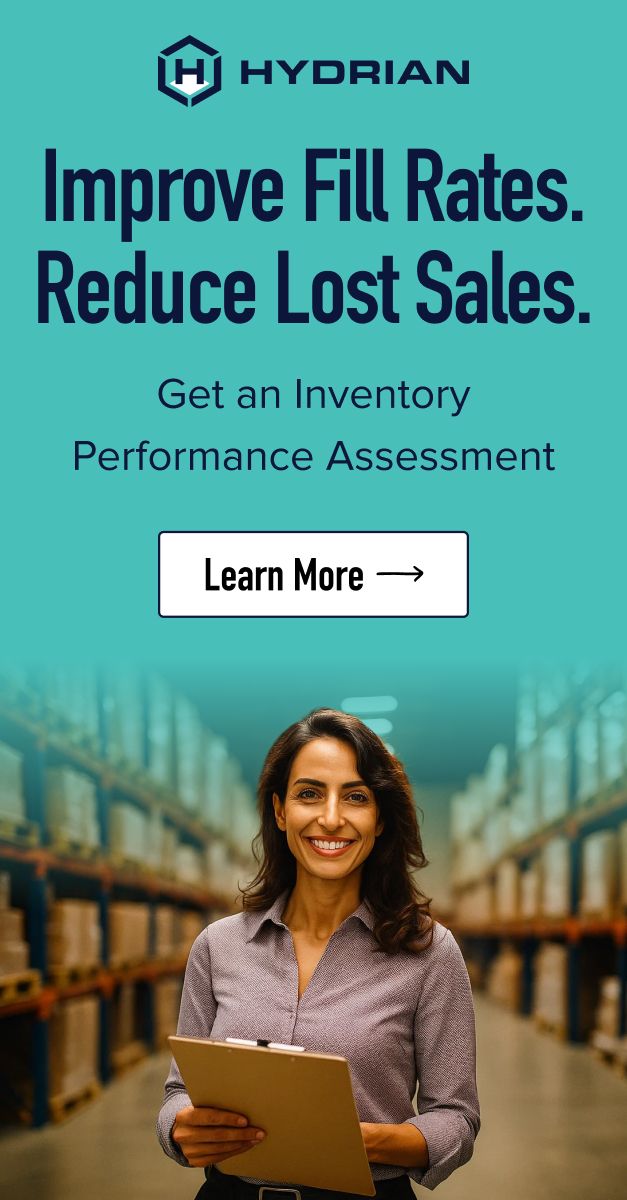 Hydrian Inventory Optimization ad