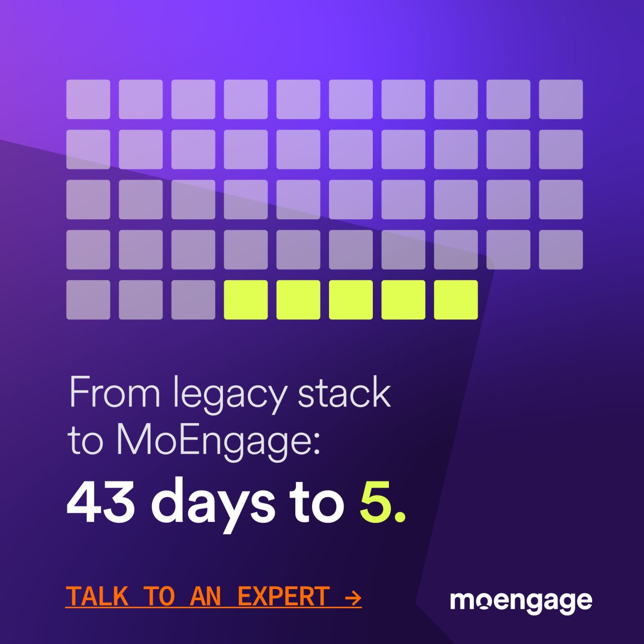 MoEngage ad