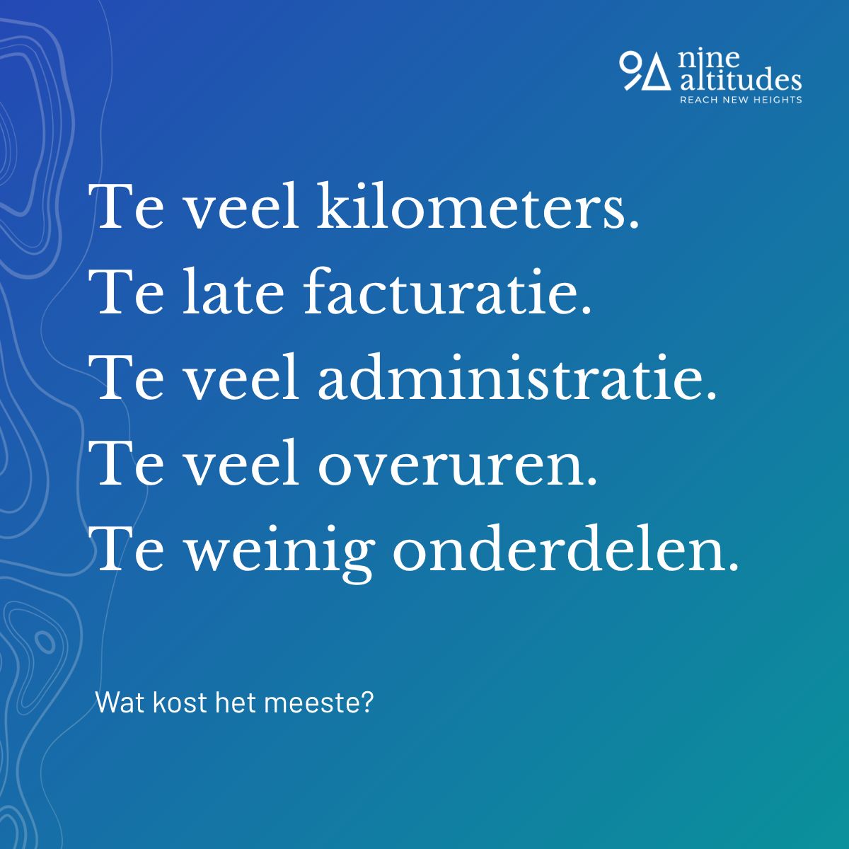 9altitudes Belgium ad