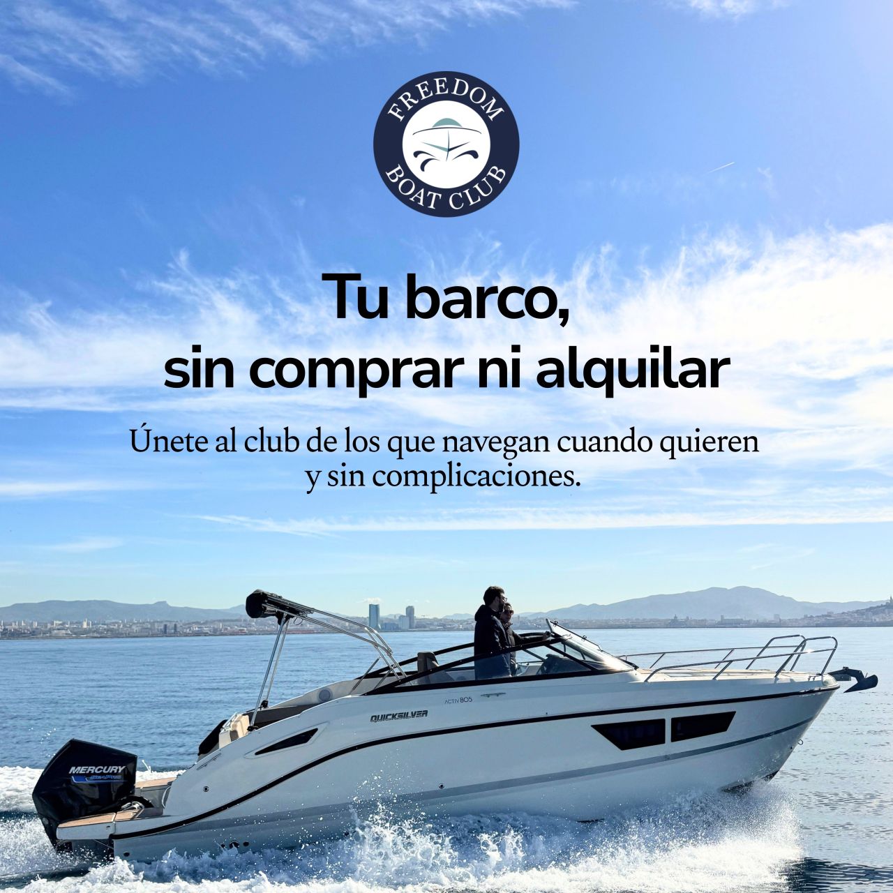 Freedom Boat Club España ad