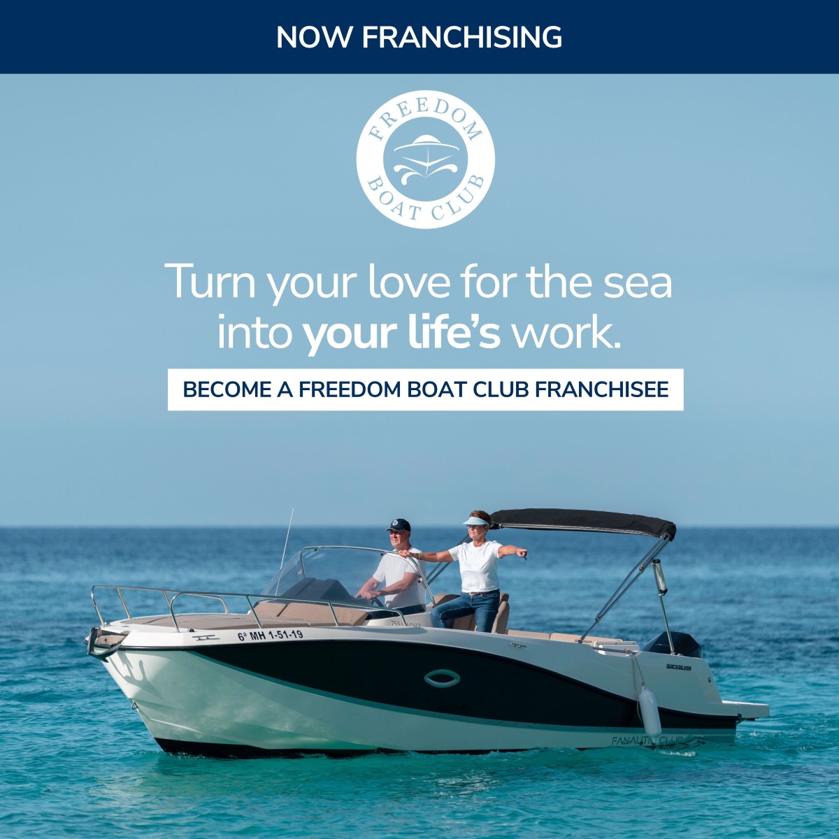 Freedom Boat Club España ad