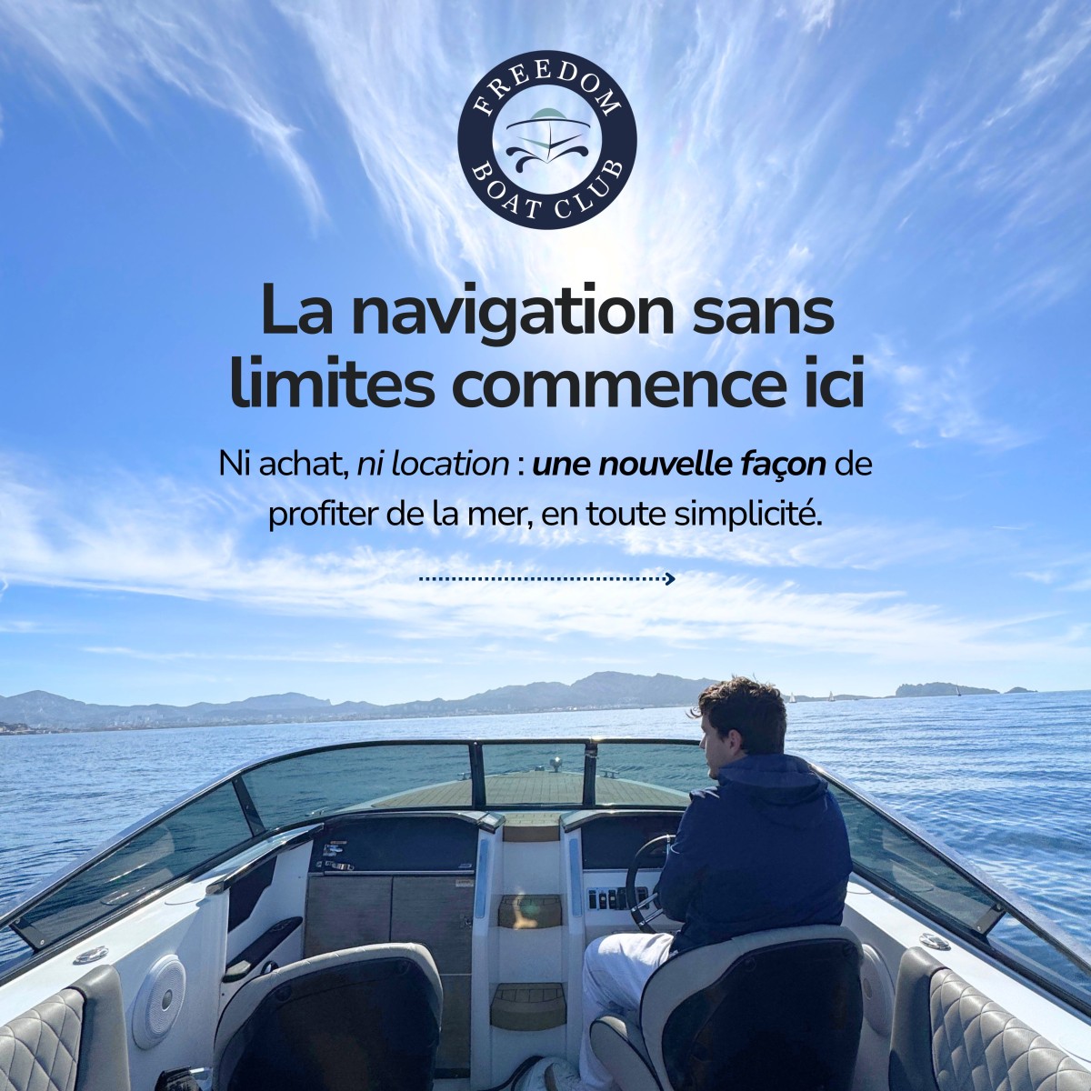 Freedom Boat Club España ad