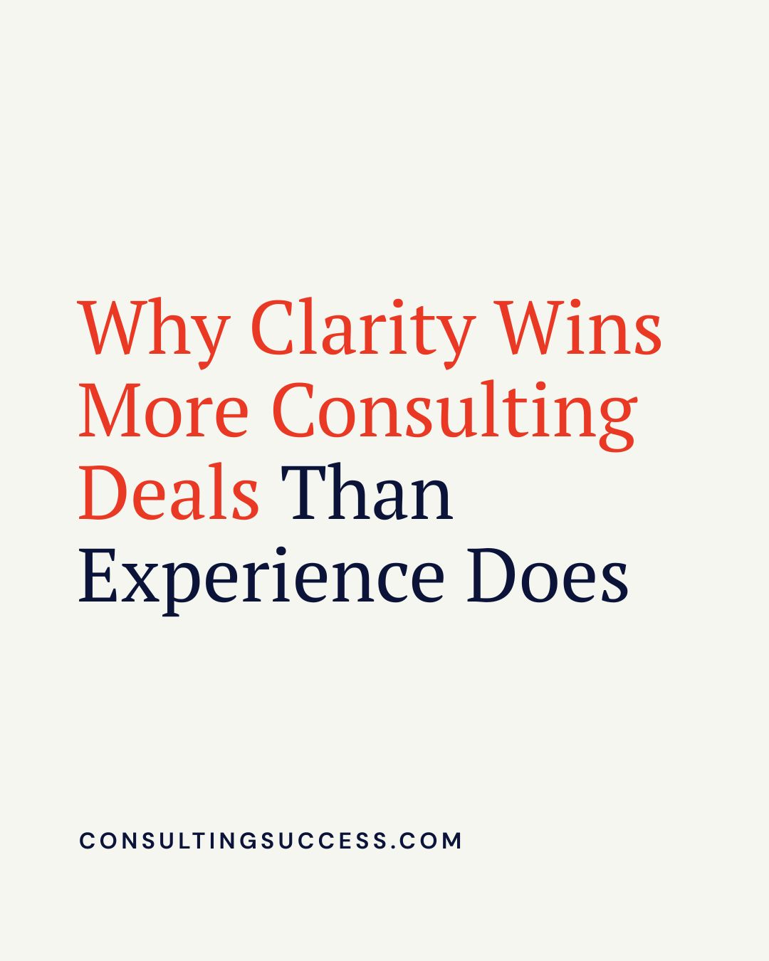 Consulting Success® ad