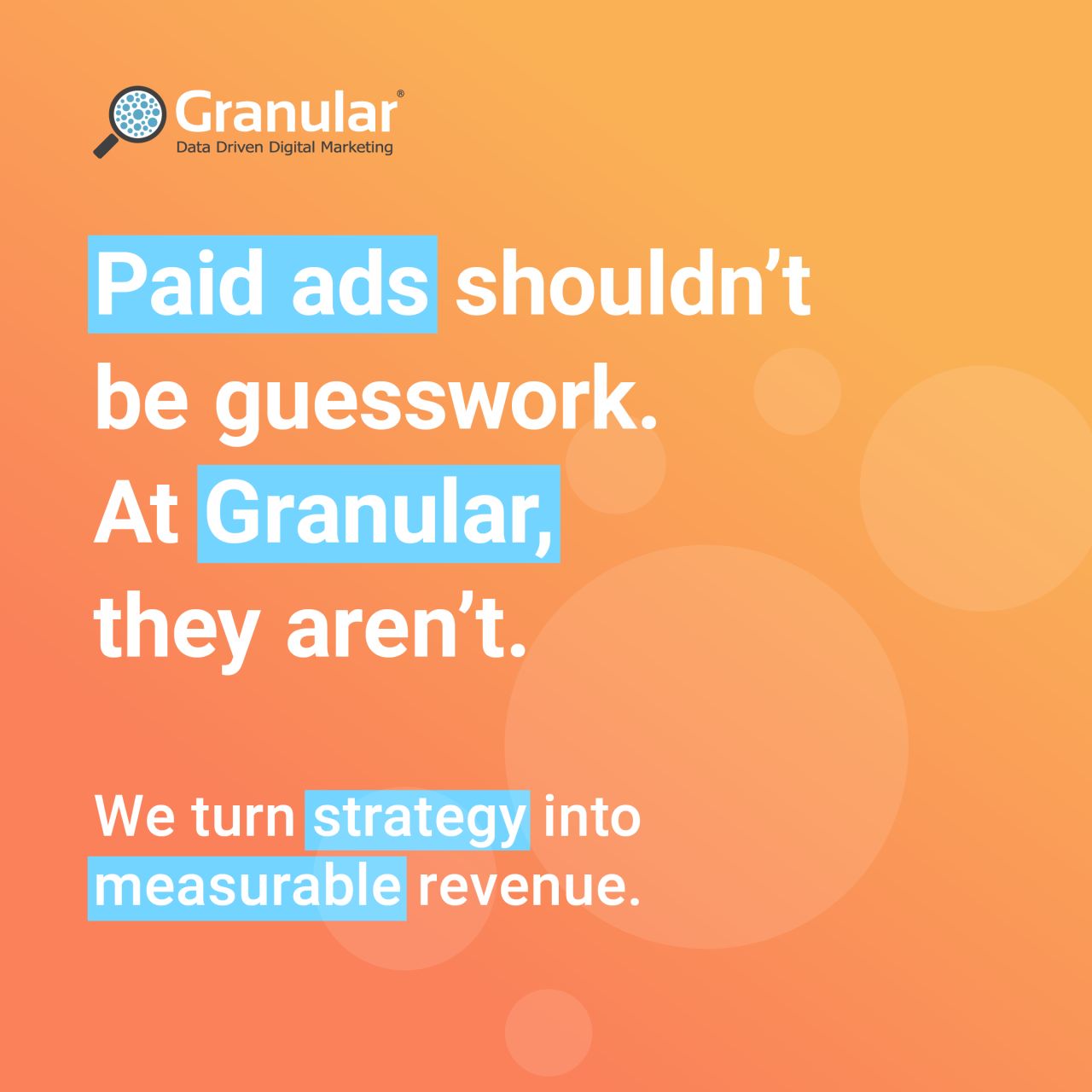 Granular ad
