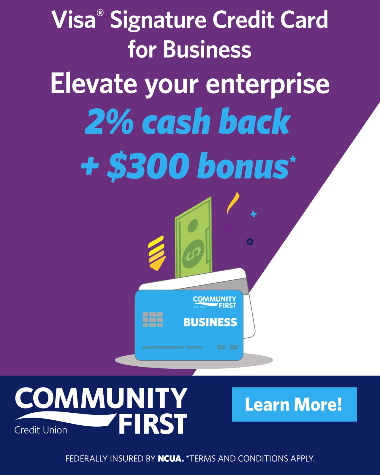 Community First Credit Union ad