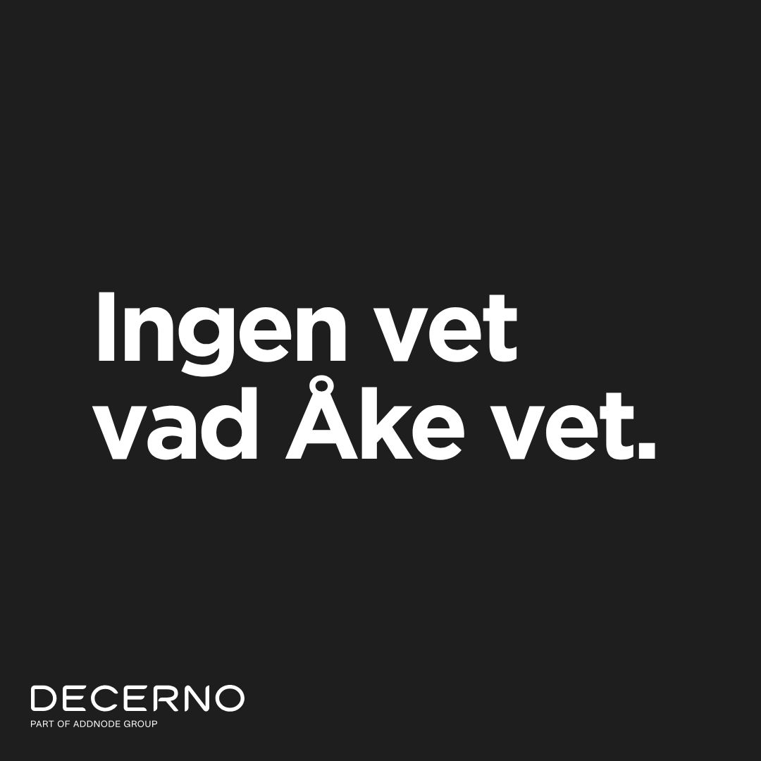 Decerno AB ad