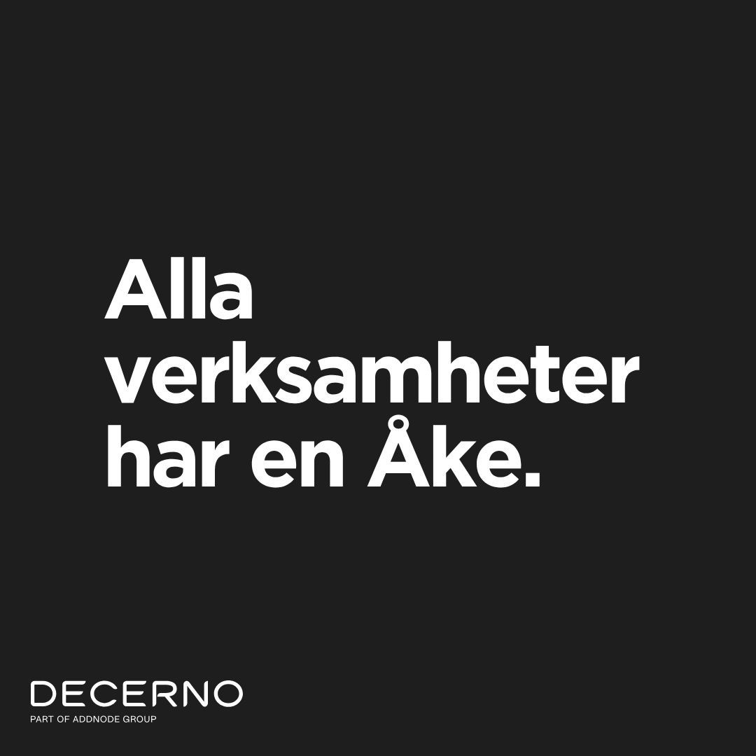 Decerno AB ad