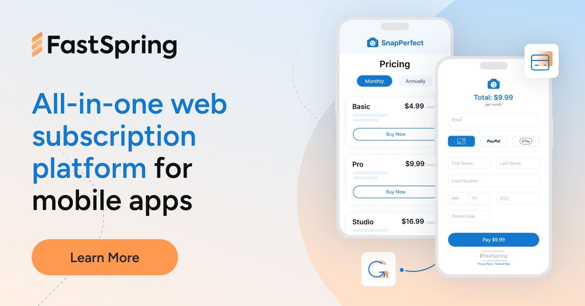 FastSpring ad