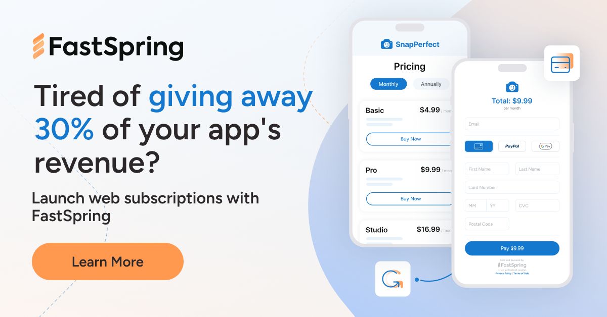 FastSpring ad