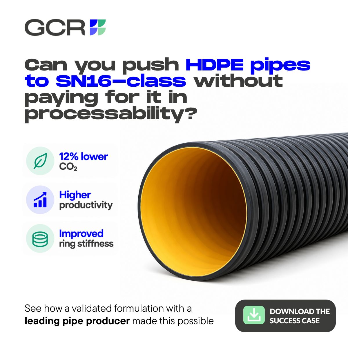 GCR Sustainable Plastic Solutions ad