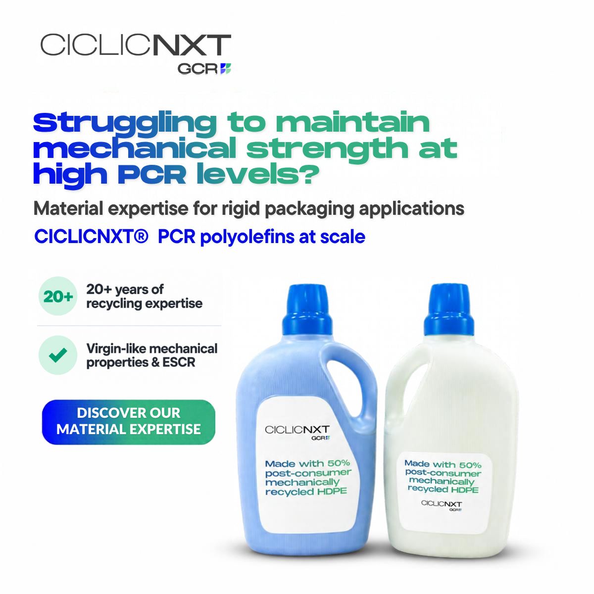 GCR Sustainable Plastic Solutions ad